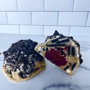 X’s and O’reos- Cookies and Cream Red Velvet Cookie